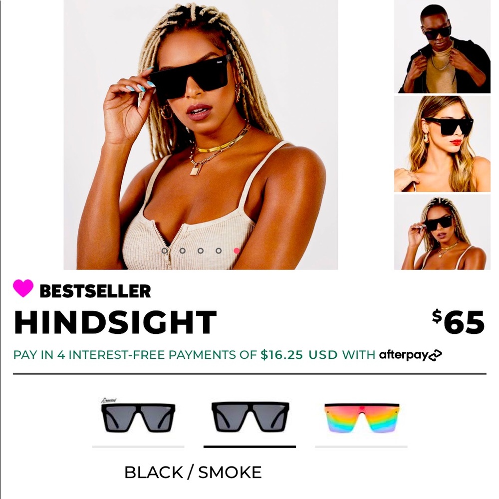QUAY sunglasses in Hindsight. Excellent condition